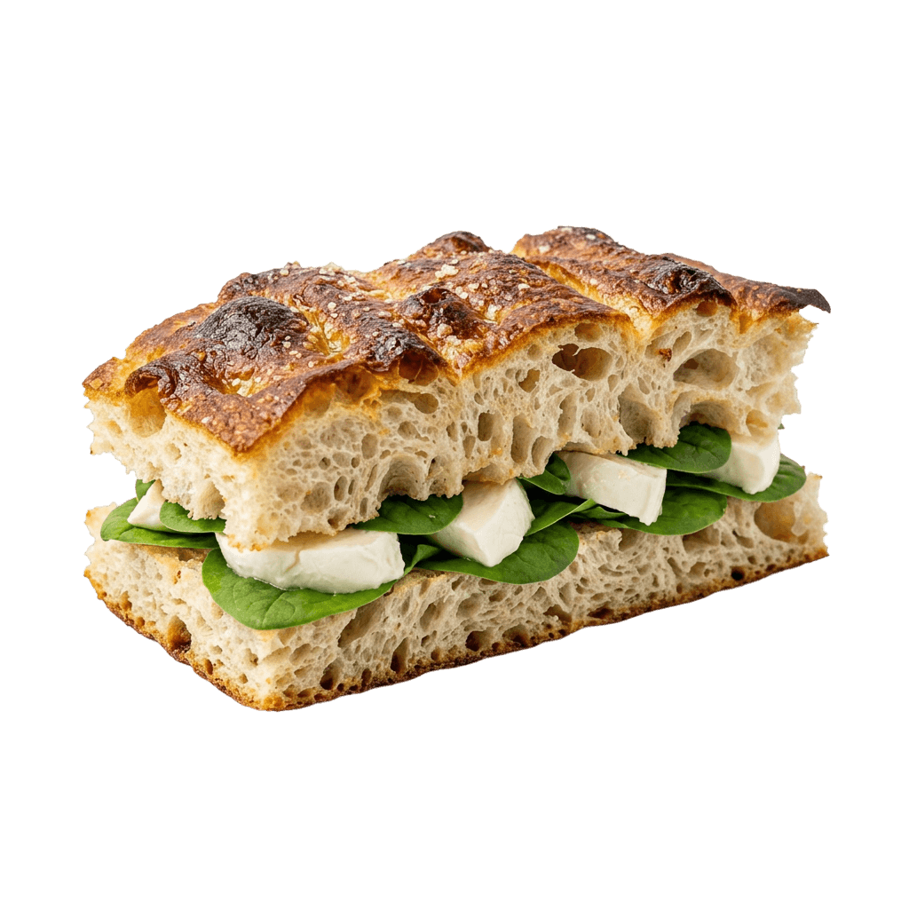 Avocado - og mozzarellasandwich
