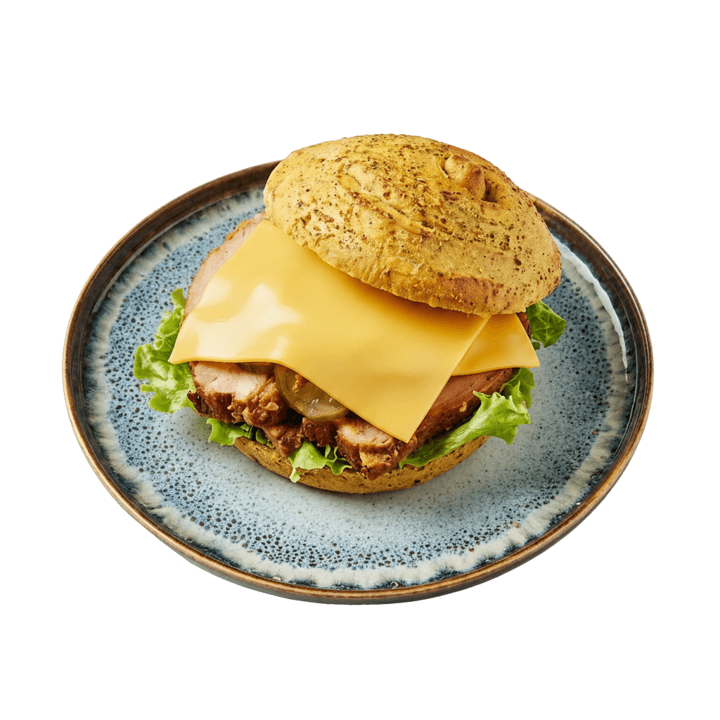 Sandwich m. skinke & ost