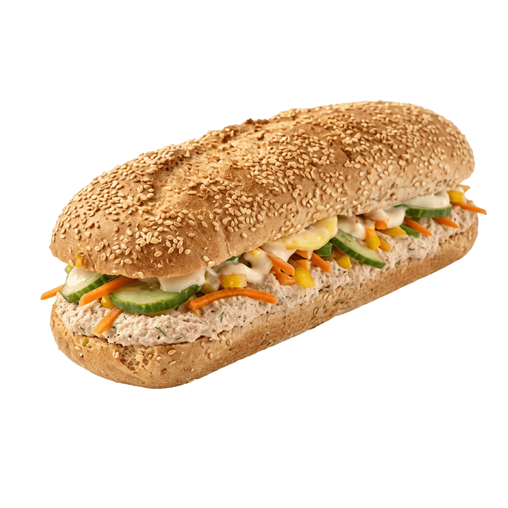 Sandwich m. Tun mousse 