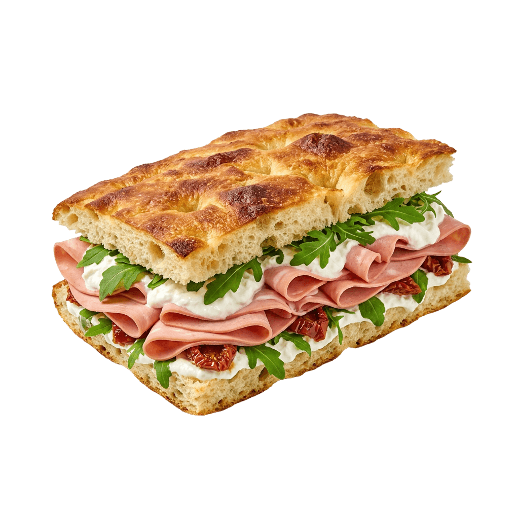 Mortadella Focaccia