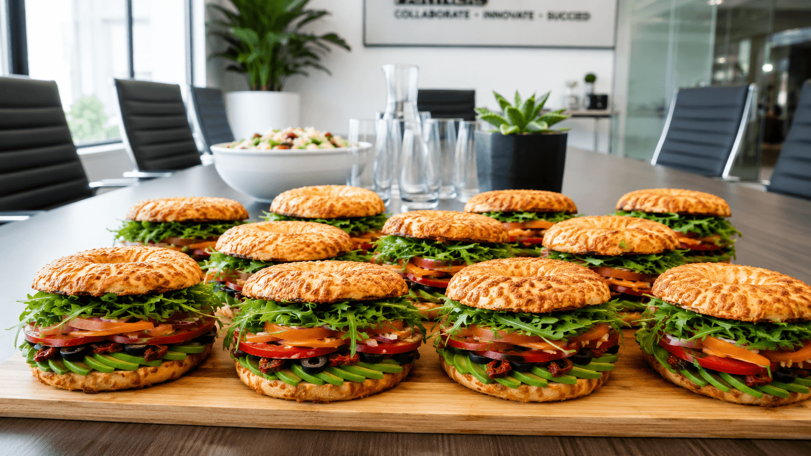 10 stk. Blandede Bagels 