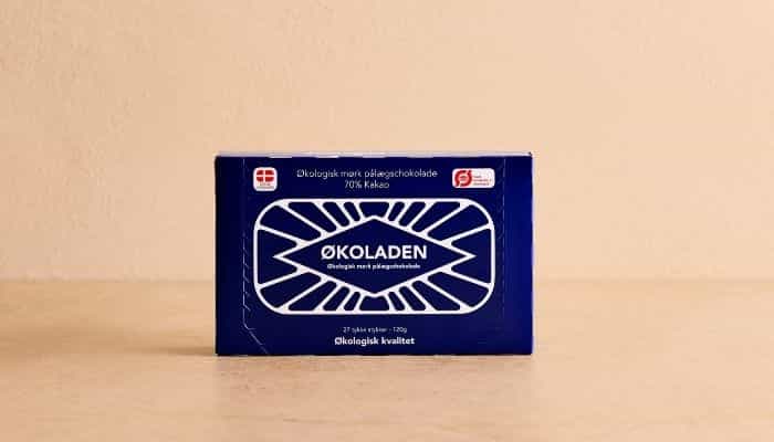 Pålægchokolade mørk (120 gr.) Øko