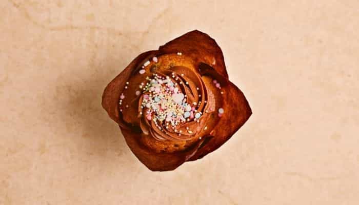 Vanilje muffin m. chokolade 3 stk.