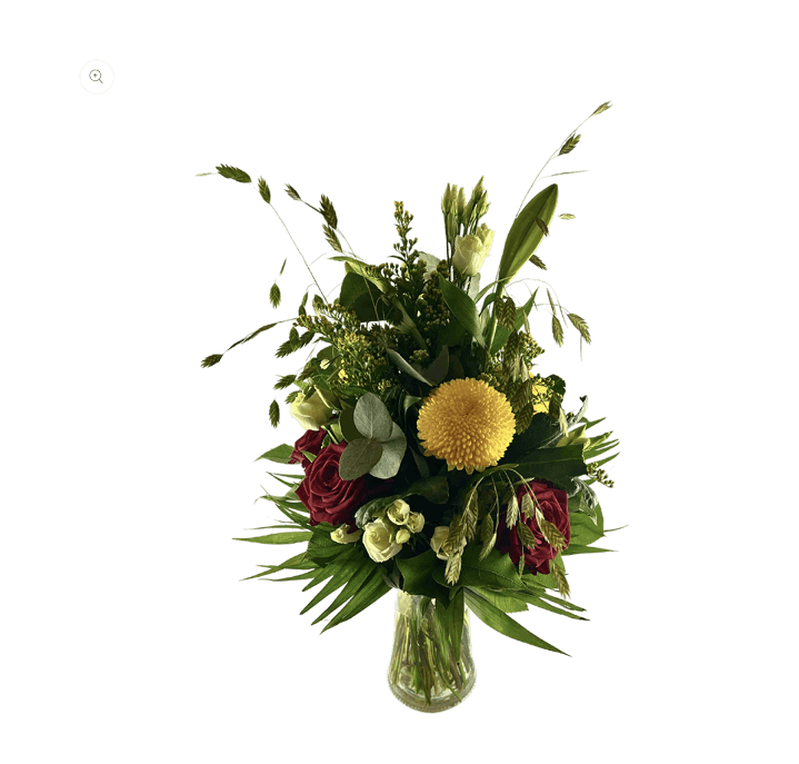 Farverig Blomsterpragt Stor