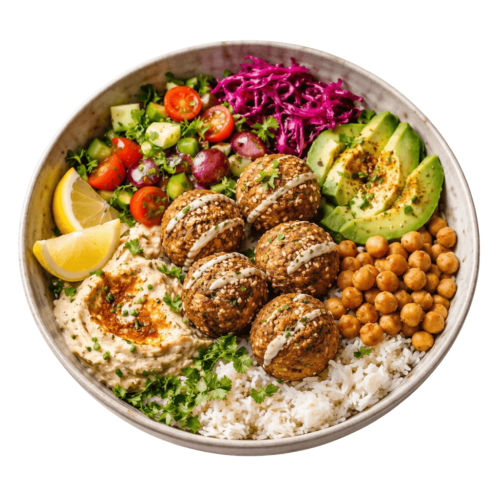 Lille Stærk Ris Med Grøntsager Bowl
