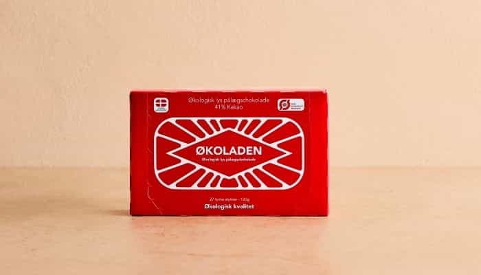 Pålægchokolade lys Øko