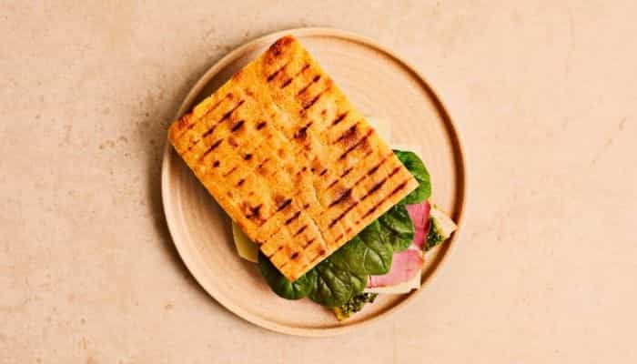 Foccacia skinke og ost